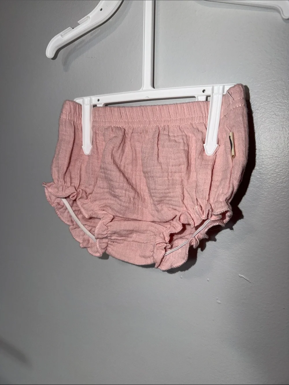 Soft Pink Baby Diaper Cover Bloomers